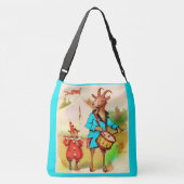 grote geitenmuzikanten crossbody tas (Achterkant)