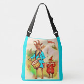 grote geitenmuzikanten crossbody tas (Voorkant)