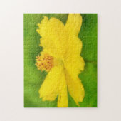 Grote Gele Bloem Kosmos Wildflower Art Puzzel Legpuzzel (Verticaal)
