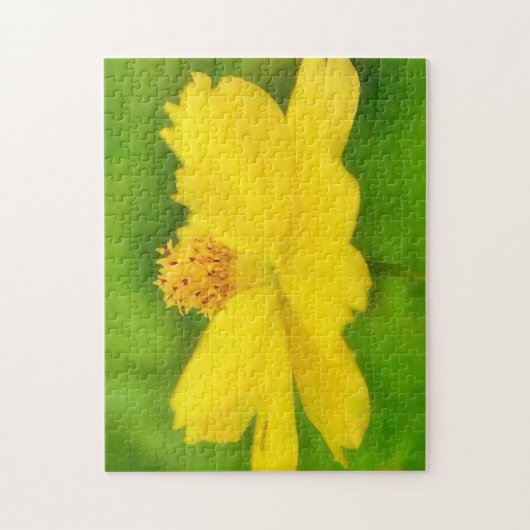 Grote Gele Bloem Kosmos Wildflower Art Puzzel Legpuzzel (Verticaal)