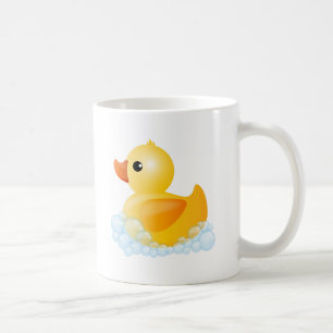 Grote gele duck koffiemok