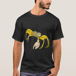 Grote gele krab t-shirt