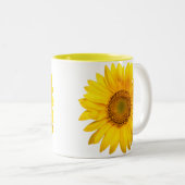 grote gele Mok zonnebloem (Voorkant rechts)