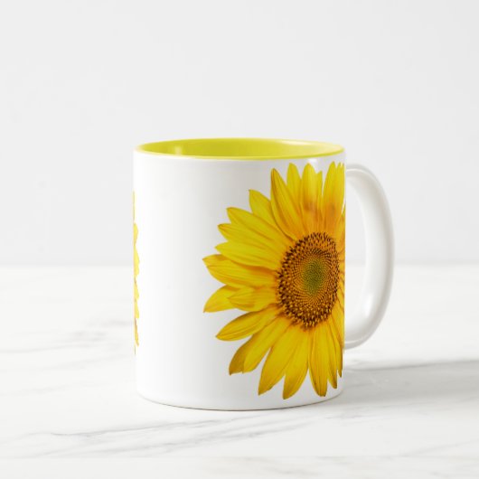 grote gele Mok zonnebloem (Voorkant rechts)