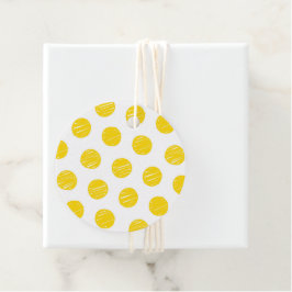 Grote gele pols Pickleball Balls Sports Bedankjes Labels
