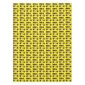 Grote Gele School Bus Driver Onderwijs Classroom Tafelkleed (Voorkant)