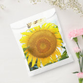 Grote Gele Zonnebloem Hartelijk dank Bedankzakje (Gezegeld)