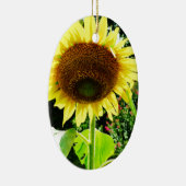 Grote gele zonnebloem keramisch ornament (Rechts)