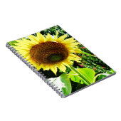 Grote gele zonnebloem notitieboek (Rechterzijde)