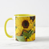 Grote Gele Zonnebloemen Mok (Links)