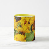 Grote Gele Zonnebloemen Mok (Midden)