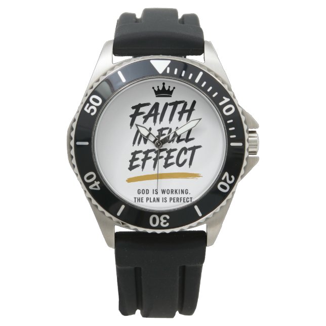 GROTE GELOOFSEFFECTEN — Premium Inspirerende Artik Horloge (Voorkant)