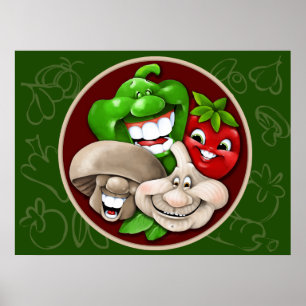 Grote Gelukkige Italiaanse Familie! Poster
