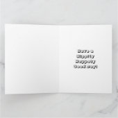 Grote gelukkige Pasen | Pagina Kleur mij Kaart (Binnen)