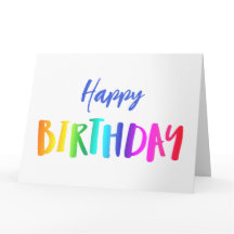 Grote gelukkige verjaardag van ons allemaal verjaa