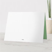 Grote gelukkige verjaardag! Wenskaart 8,5x 11 Kaart (Achterkant)