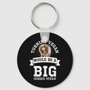 Grote Gemiste Steak Grappig Vlees Eter Barbecue An Sleutelhanger