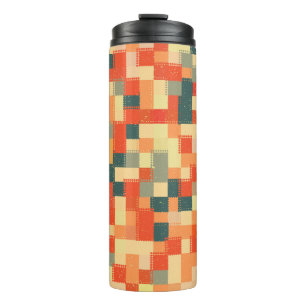 Grote geometrische: naadloos Abstract patroon. Thermosbeker