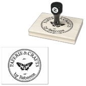 Grote gepersonaliseerde ambachten Logo Custom Rubberstempel (Gestempeld)