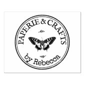 Grote gepersonaliseerde ambachten Logo Custom Rubberstempel (Afrduk)