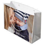 Grote gepersonaliseerde cadeautas voor mama (Achterkant Gekanteld)