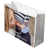 Grote gepersonaliseerde cadeautas voor mama (Voorkant Gekanteld)