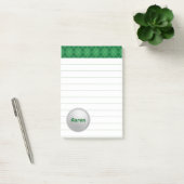 Grote gepersonaliseerde golf Post-it-notities cade Post-it® Notes (Kantoor)