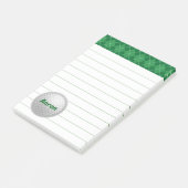 Grote gepersonaliseerde golf Post-it-notities cade Post-it® Notes (Schuin)
