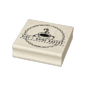 Grote gepersonaliseerde koffie Logo aangepaste rub Rubberstempel (Stempel)