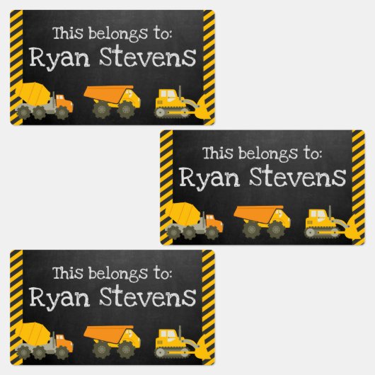 Grote gepersonaliseerde schooltoeleveringslabels labels (Groep)