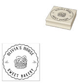 Grote gepersonaliseerde zelfgemaakte Logo custom r Rubberstempel (Gestempeld)