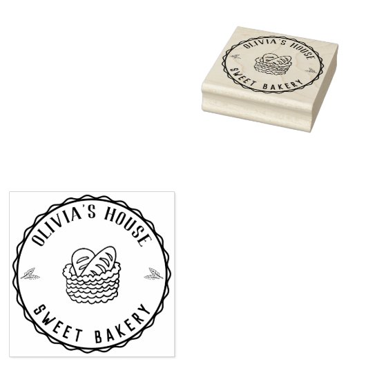 Grote gepersonaliseerde zelfgemaakte Logo custom r Rubberstempel (Gestempeld)