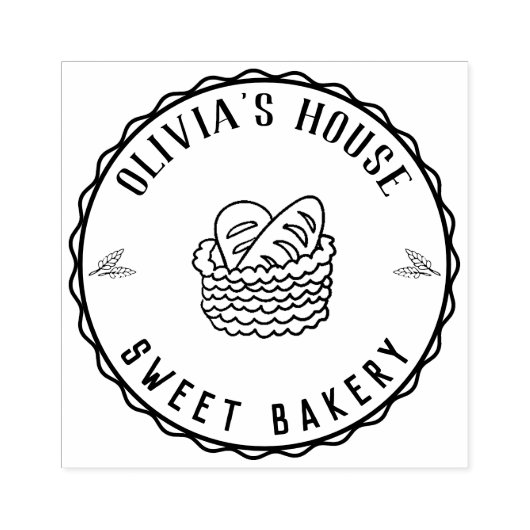 Grote gepersonaliseerde zelfgemaakte Logo custom r Rubberstempel (Afrduk)