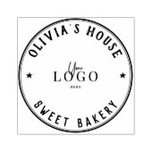 Grote gepersonaliseerde zelfgemaakte Logo Custom Rubberstempel (Afrduk)