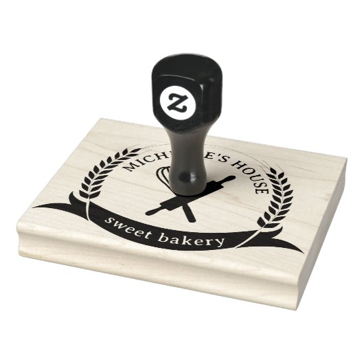 Grote gepersonaliseerde zelfgemaakte Logo Custom Rubberstempel (Stempel)