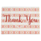 Grote geschenkzak in koraalroze groot cadeauzakje (Voorkant)