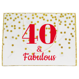 Grote geschenkzak - Milestone Gold Groot Cadeauzakje