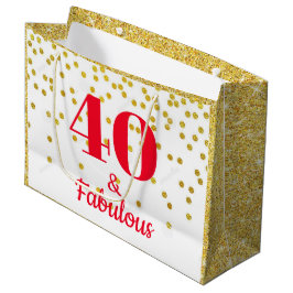 Grote geschenkzak - Milestone Gold Groot Cadeauzakje