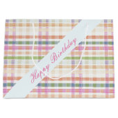 Grote gespleten tas met cadeautjes large cadeautasje (Voorkant)