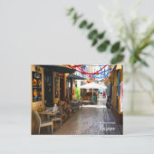 Grote Gesprekken in Nazare, Portugal Briefkaart (Staand voorkant)