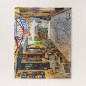 Grote Gesprekken in Nazare, Portugal Legpuzzel (Verticaal)