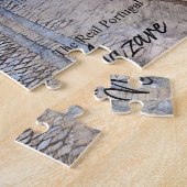Grote Gesprekken in Nazare, Portugal Legpuzzel (Zijkant)