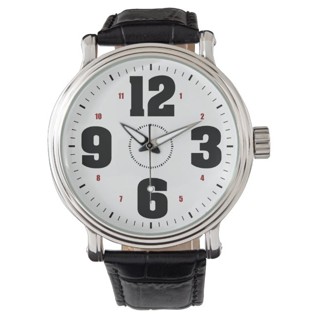 Grote getallen horloge (Voorkant)