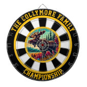 Grote geweven eland target art dartbord (Voorkant)