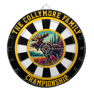 Grote geweven eland target art dartbord