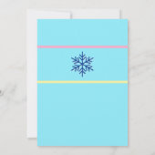 Grote gezinsbakwedstrijd uitnodiging | Pastel (Achterkant)