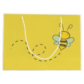 GROTE GIFT-BAG MET BEEN IN DE VLUCHT LARGE CADEAUTASJE (Achterkant)