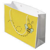 GROTE GIFT-BAG MET BEEN IN DE VLUCHT LARGE CADEAUTASJE (Achterkant Gekanteld)