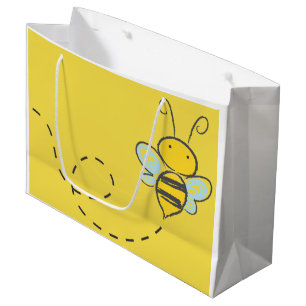 GROTE GIFT-BAG MET BEEN IN DE VLUCHT LARGE CADEAUTASJE