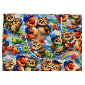 Grote glanzende cadeautas de (Achterkant)